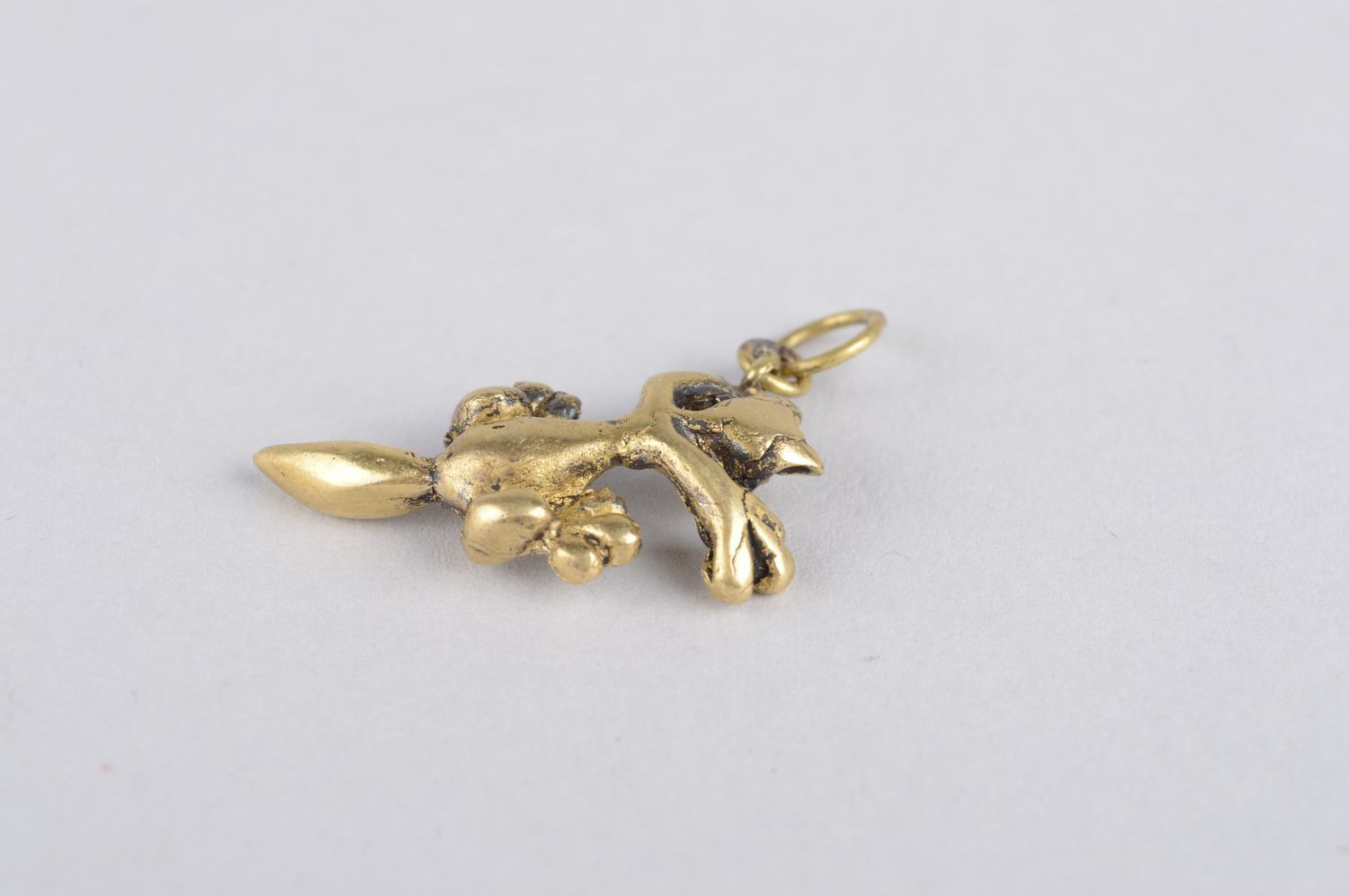 Handmade unusual bronze pendant cute designer accessory elegant pendant photo 3