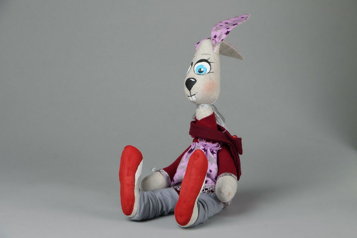Soft toy Rabbit in Socks photo 1