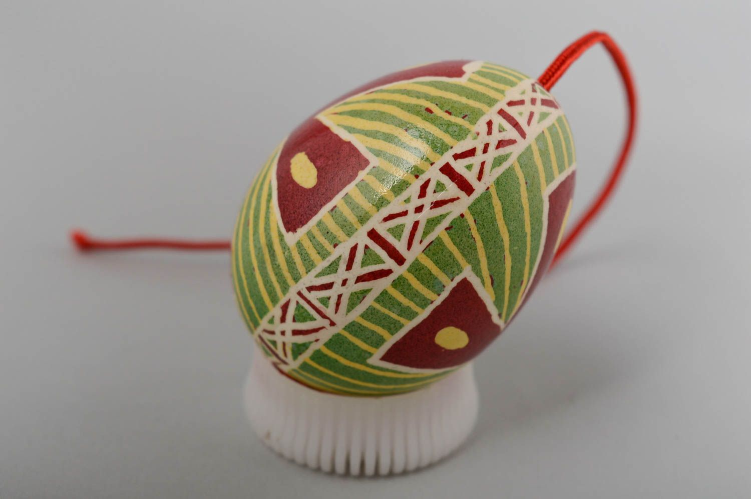 Huevo de Pascua artesanal estiloso regalo original decoración para fiesta foto 4