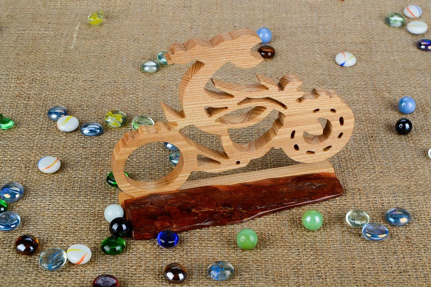 Wooden statuette Motorcycle photo 1