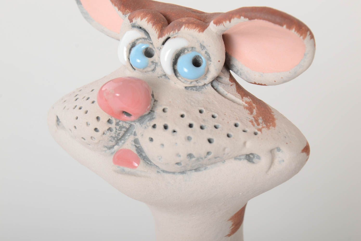 Tirelire animal céramique Tirelire fait main peinte Cadeau pour enfant photo 3