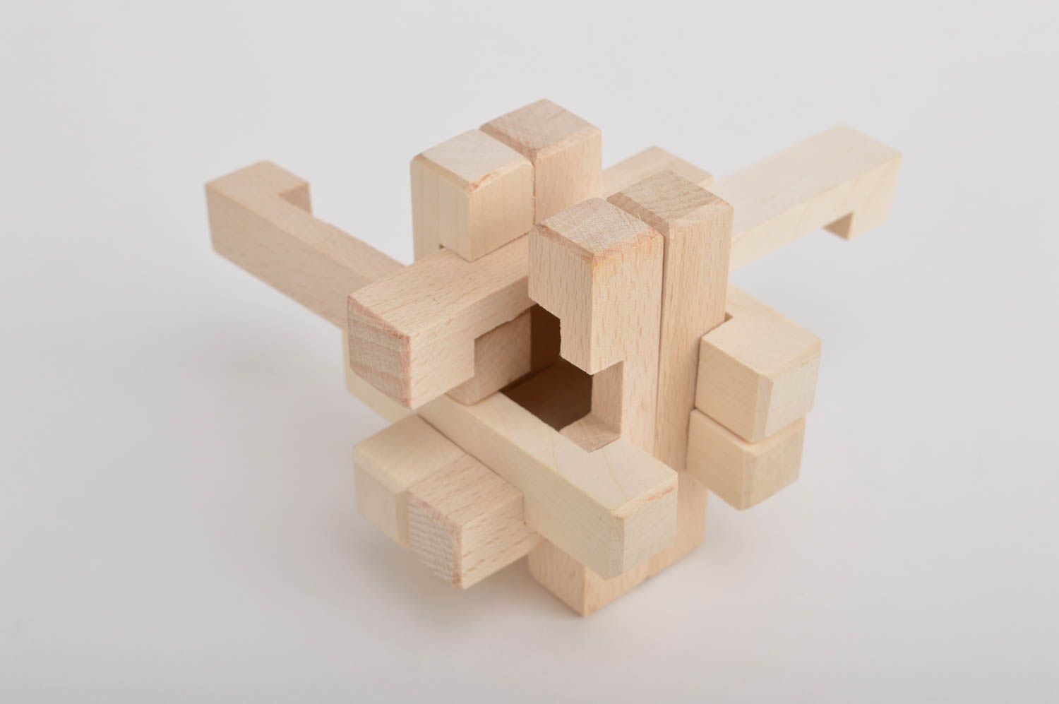 Игрушка ручной работы деревянный кубик игрушка из дерева от 3 лет из бука фото 4