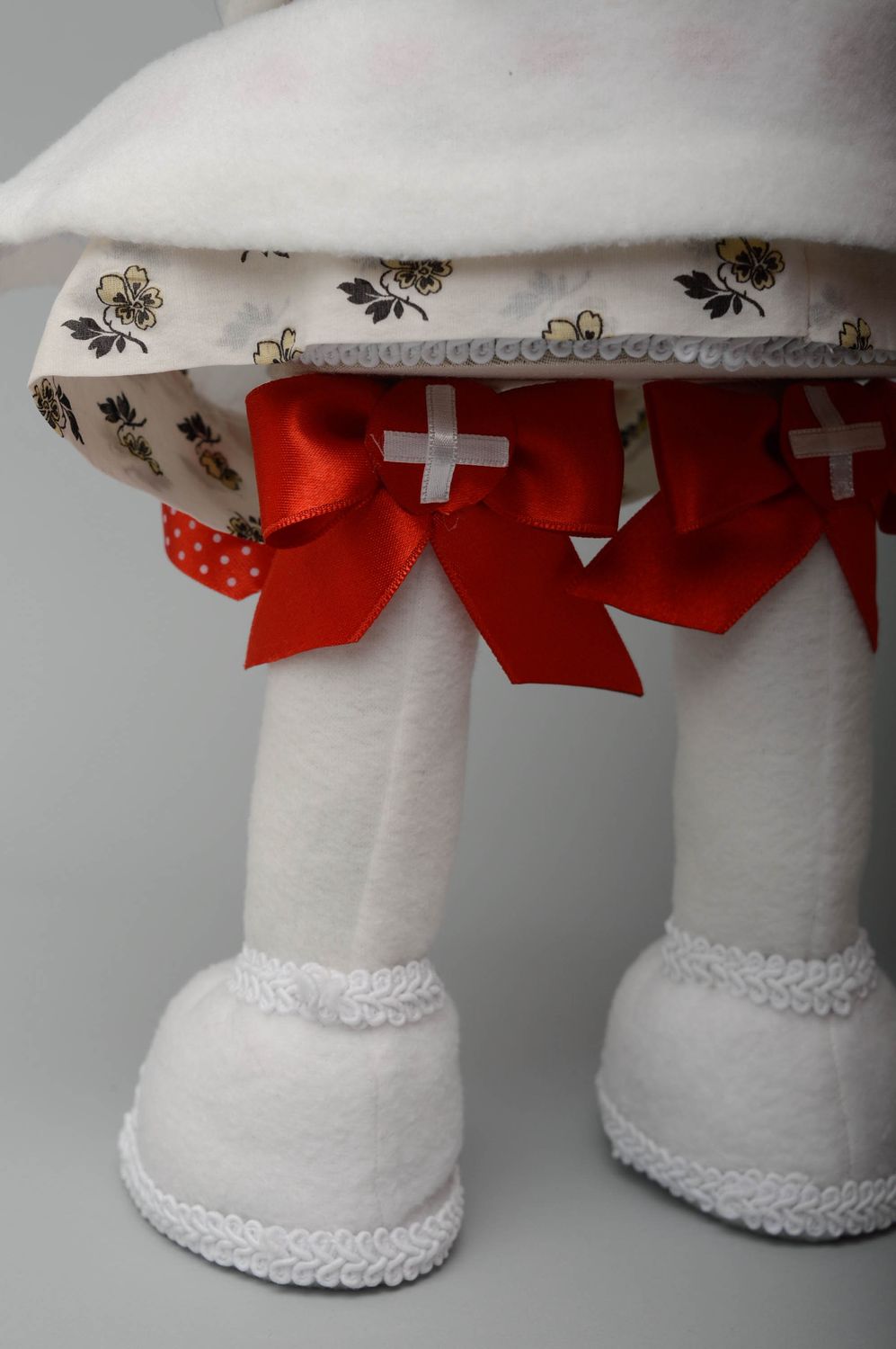 Handmade fabric doll Nurse photo 4