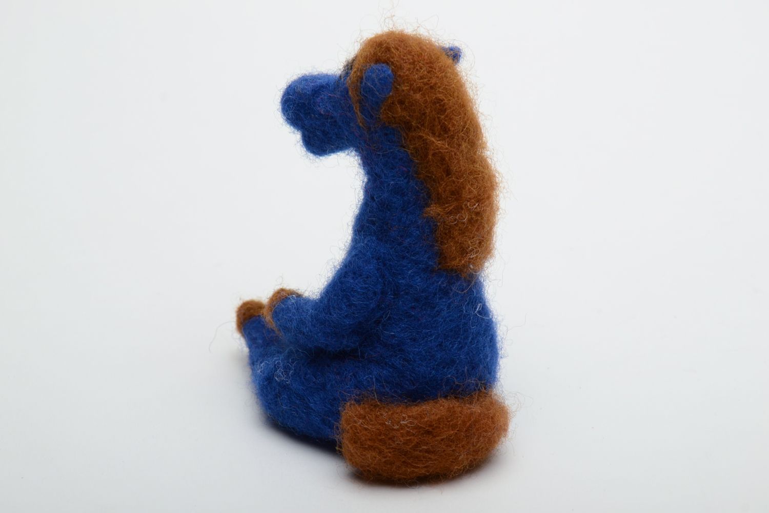 Jouet en laine Cheval miniature décoratif photo 4