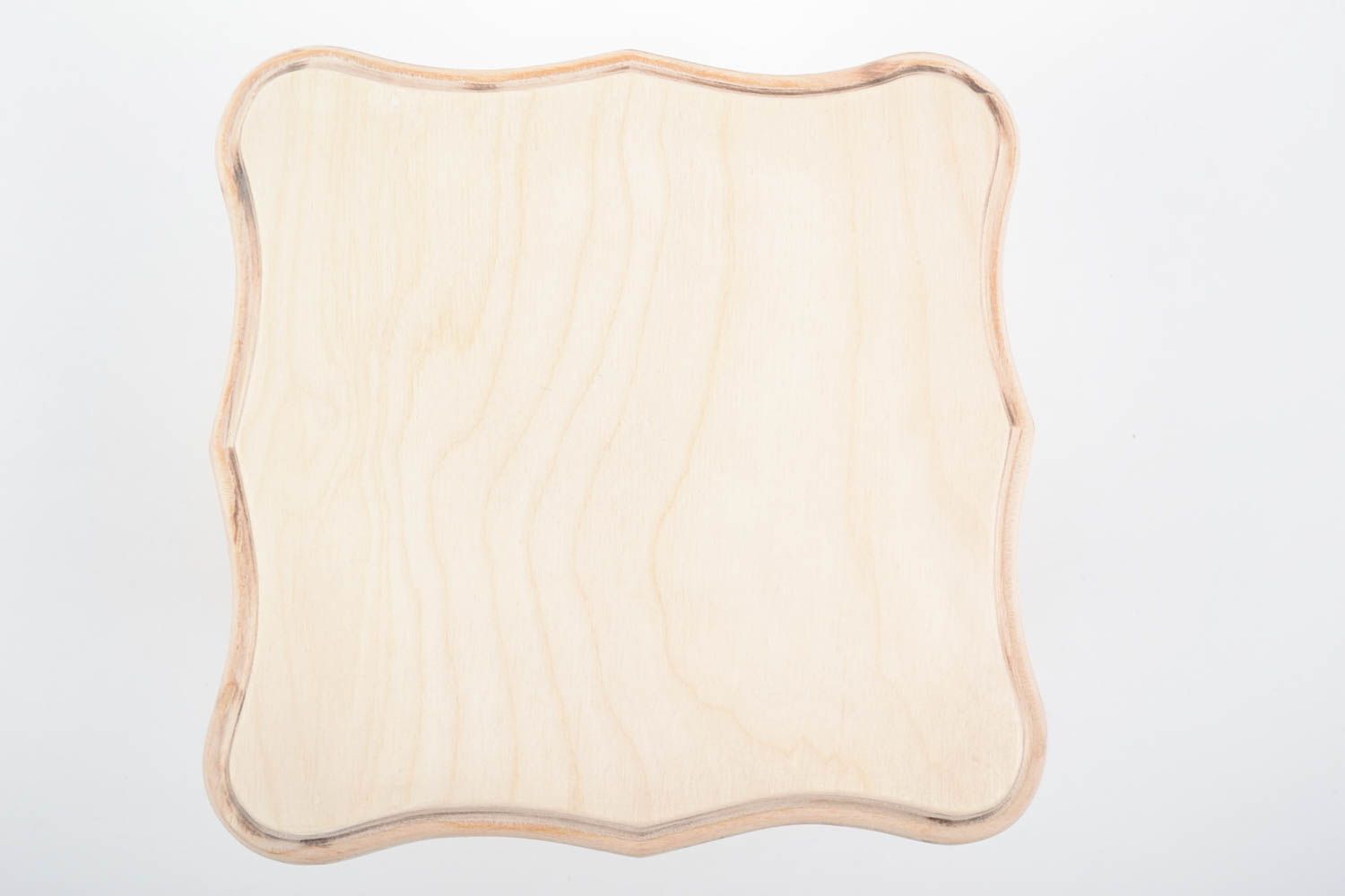 Base para personalizar joyero de madera pieza en blanco artesanal para pintar foto 4