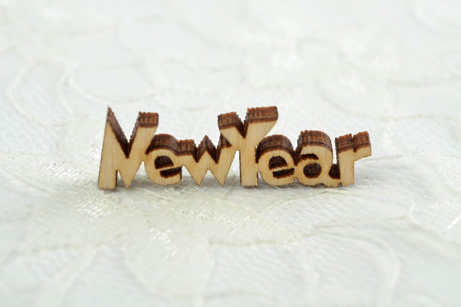 Handgemachte Figur zum Bemalen Holz Rohlinge Miniatur Figur New Year schön foto 1