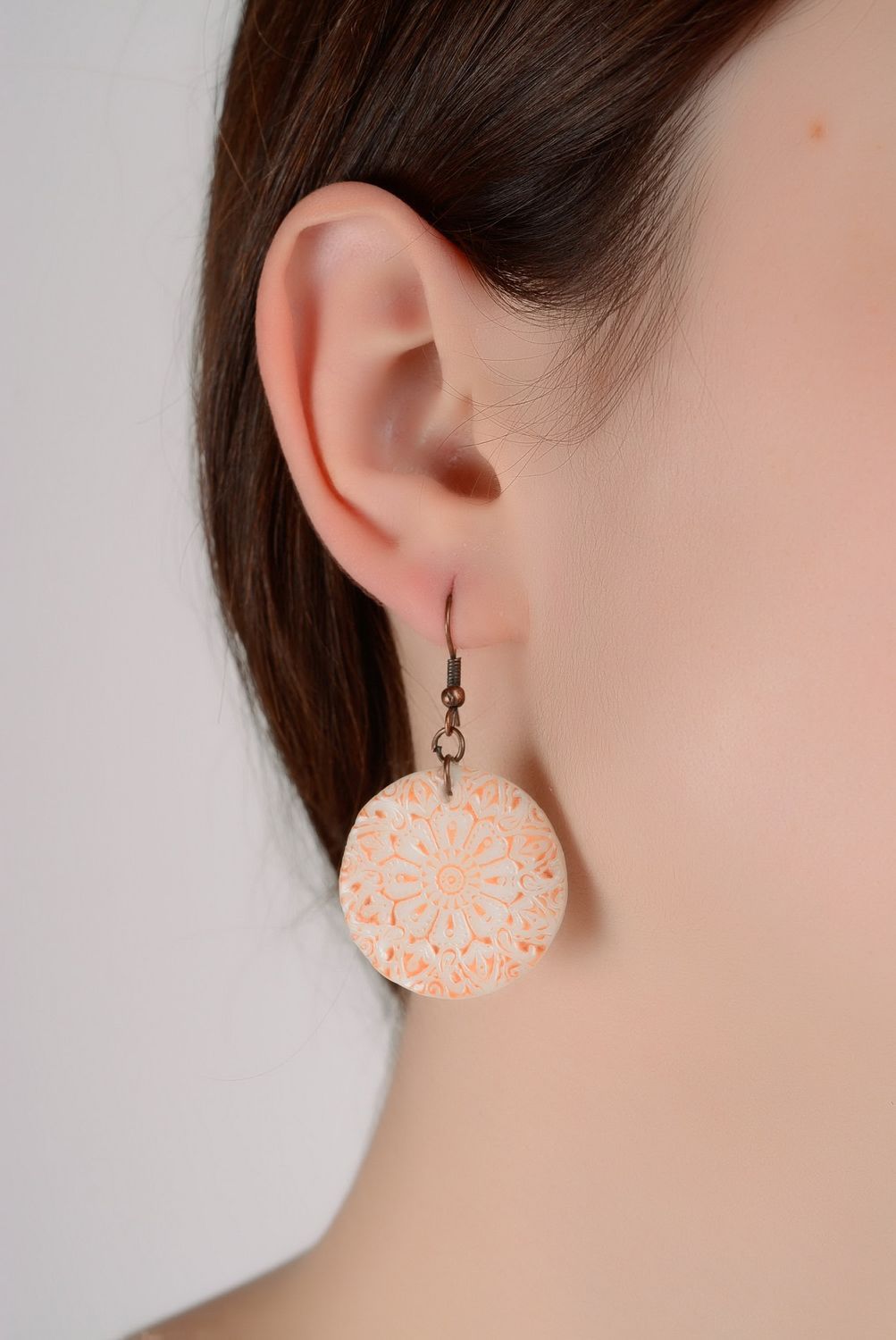 Polymer clay earrings photo 1