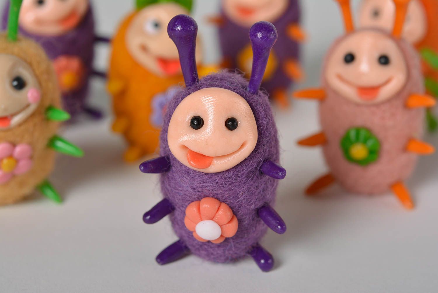 Kleines Spielzeug handmade Deko Figur Geschenkideen für Kinder drollig schön foto 4