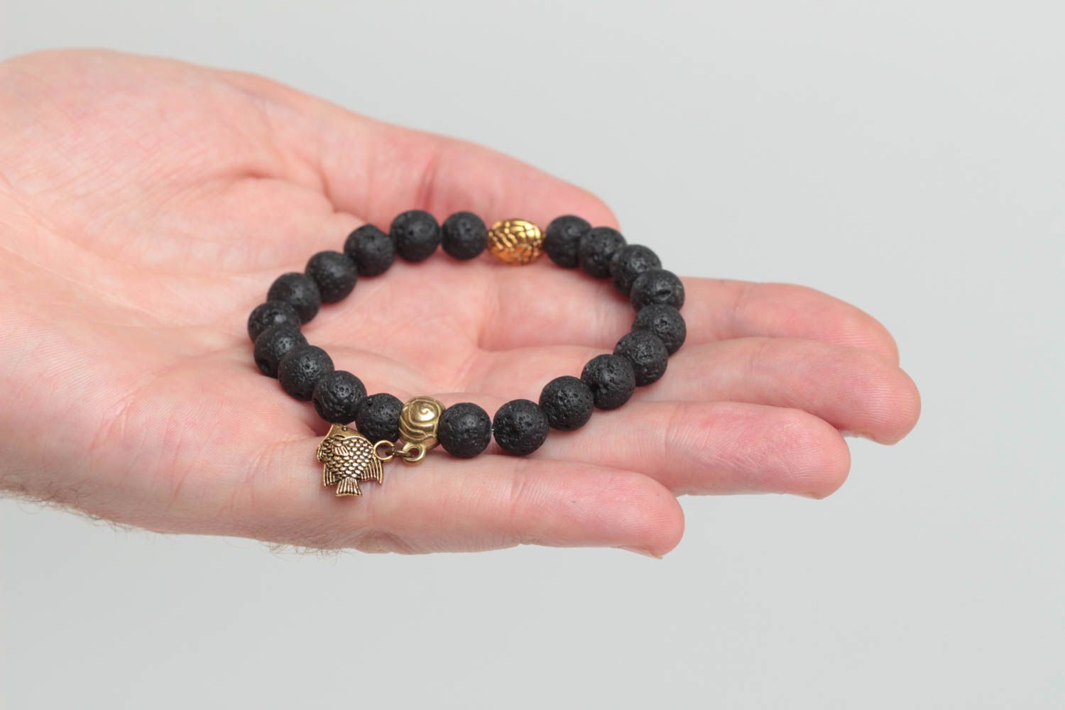 Handmade bracelet unusual bracelet designer jewelry gift ideas stone accessory photo 5