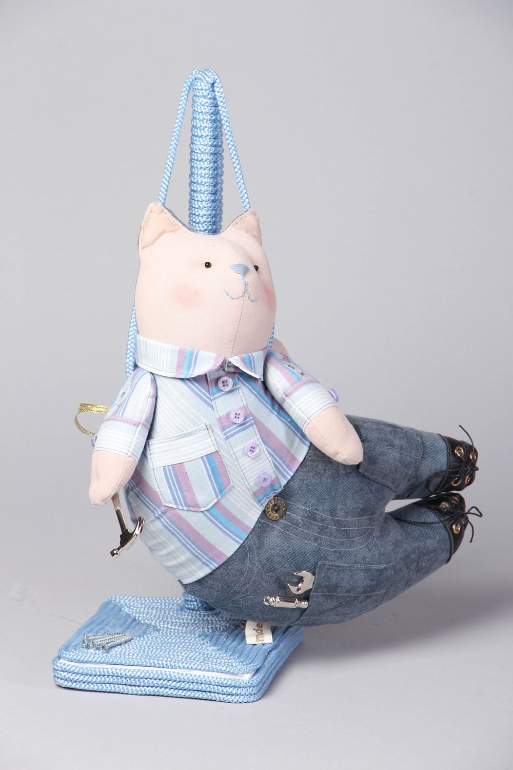 Soft toy with stand Flying Cat photo 1