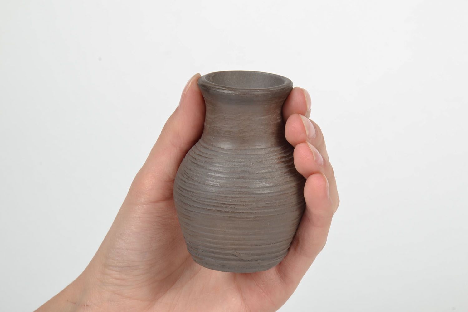 3 inches ceramic pitcher shape vase for shelf décor 0,21 lb photo 5