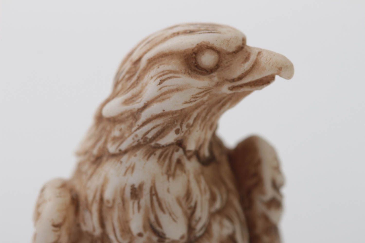 Handmade Adler Deko Figur Dekoideen Wohnzimmer Figur zum Bemalen schön originell foto 3