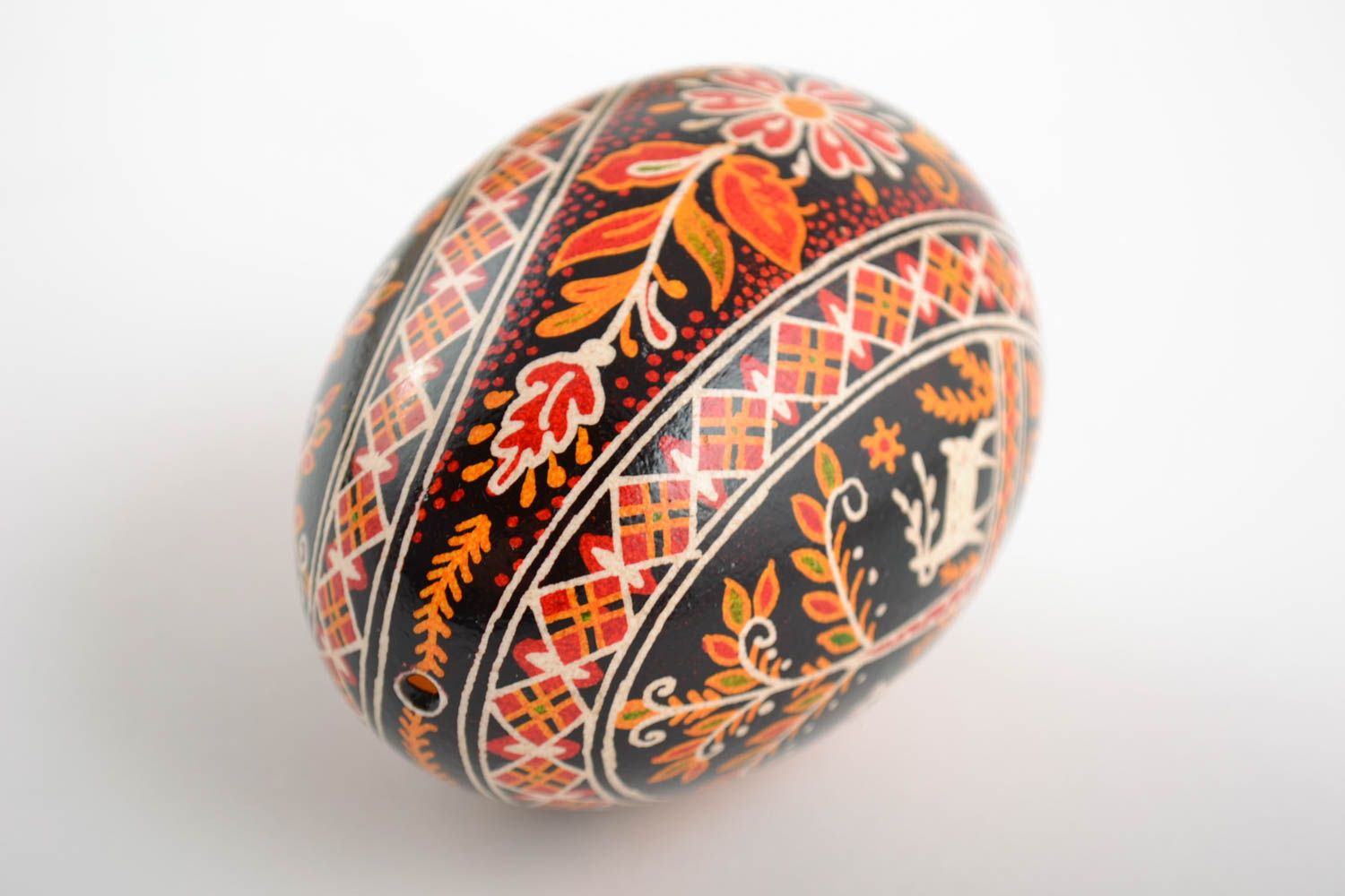 Huevo de Pascua pintado con acrílicos hecho a mano decoración pascual foto 3