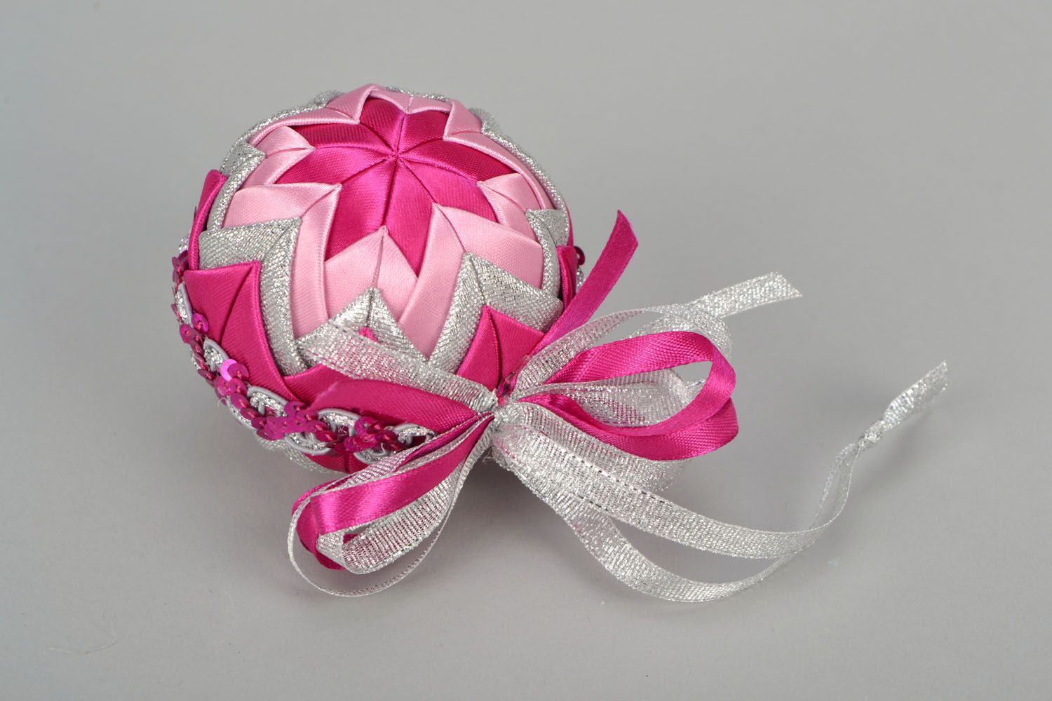 Set of Christmas toys in the form of balls photo 5