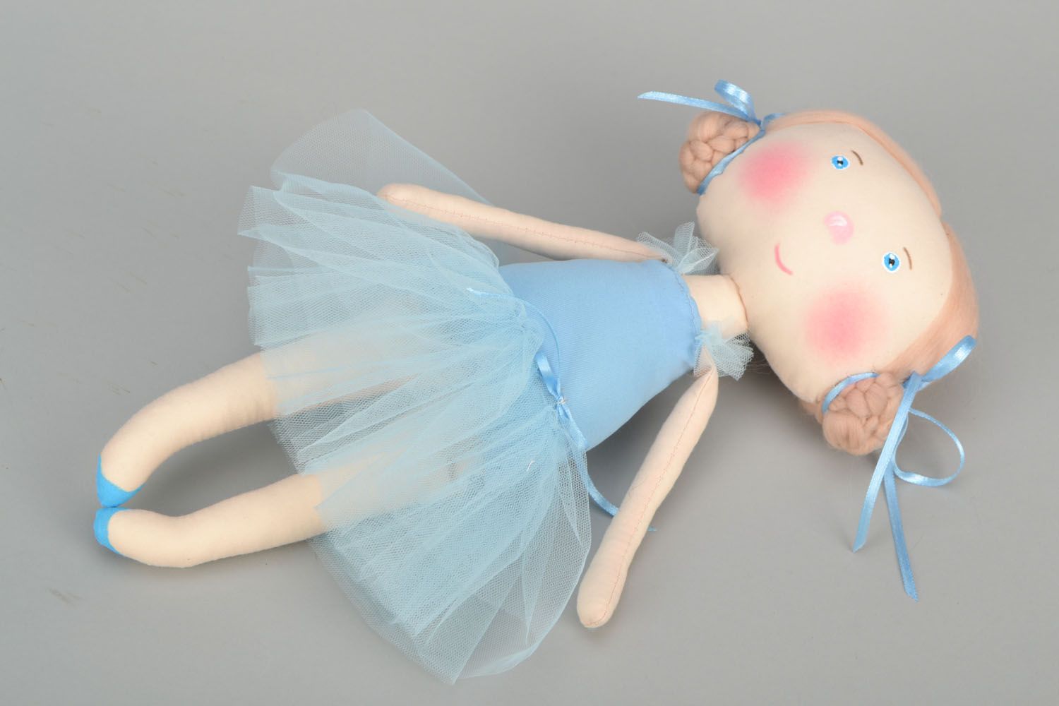 Текстильная кукла Балерина фото 3