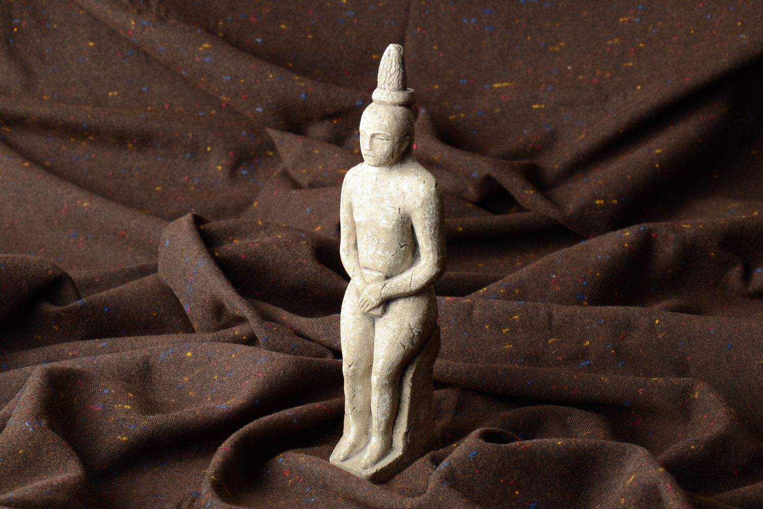 Figurine en céramique faite main Antiquité photo 1