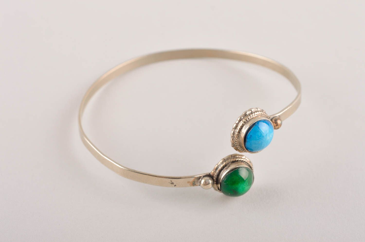 Handmade bracelet with natural stones melchior jewelry lapis lazuli bracelet photo 2