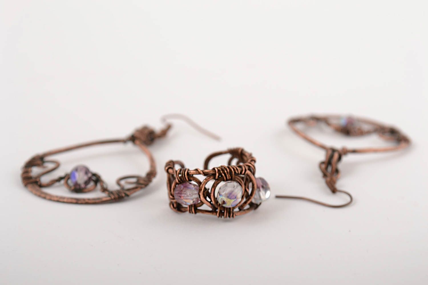 Fashionable jewelry set designer cute accessories handmade unusual jewelry photo 4
