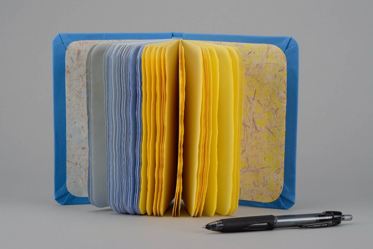 Flavored notebook, blue and yellow photo 4