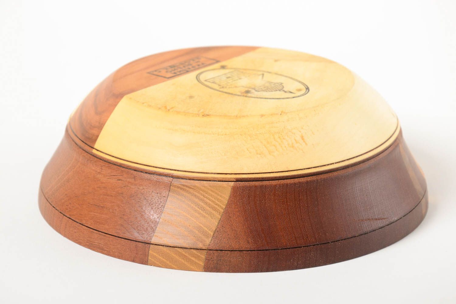 Cuenco de madera artesanal utensilio de cocina regalo original para sopas foto 4