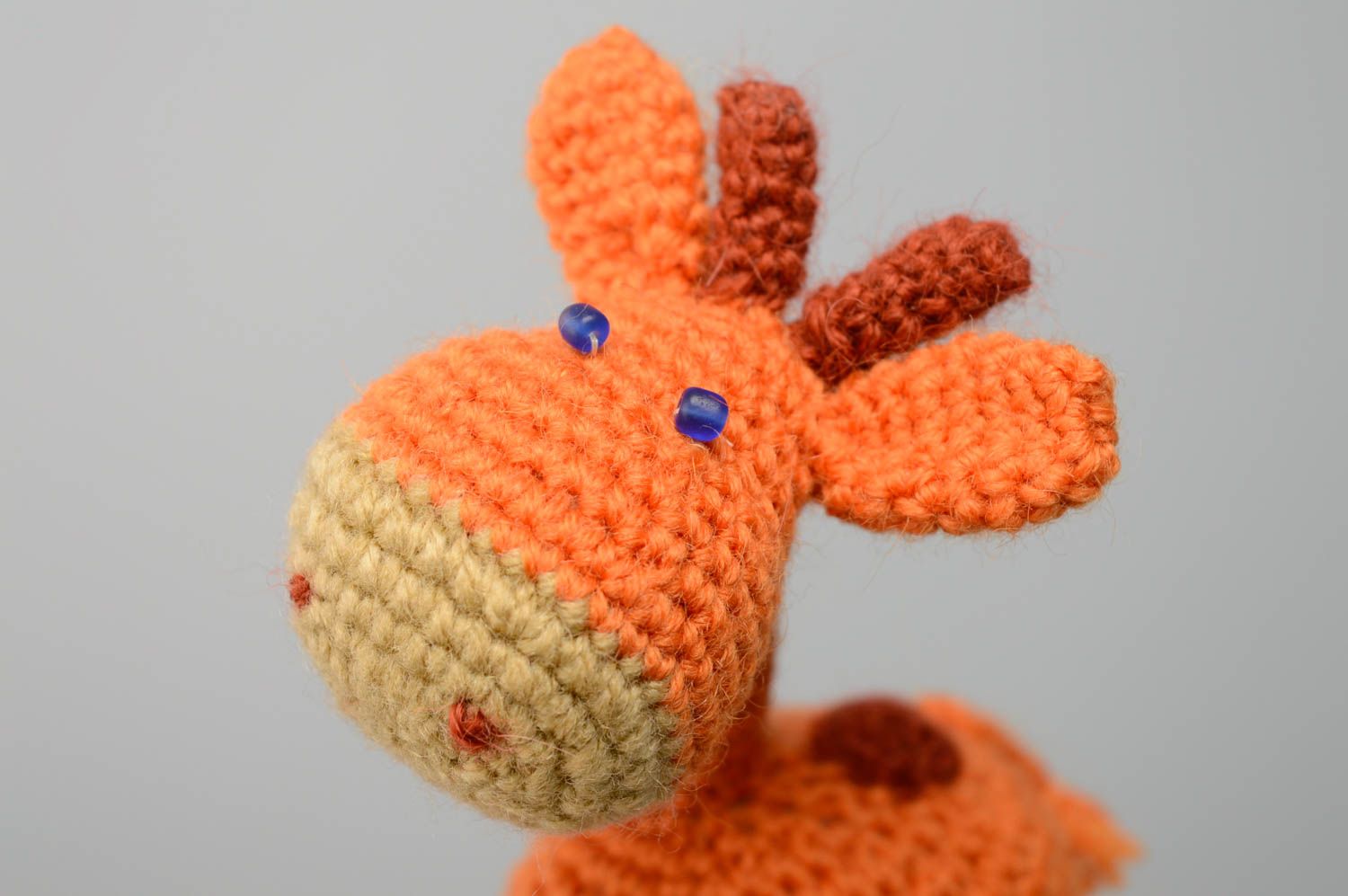Handmade crochet toy Giraffe photo 3