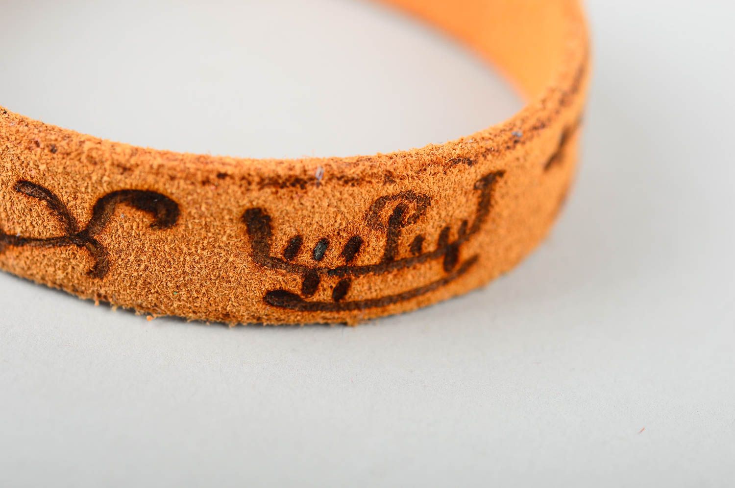 Unusual handmade leather bracelet wrist bracelet designs leather goods photo 4