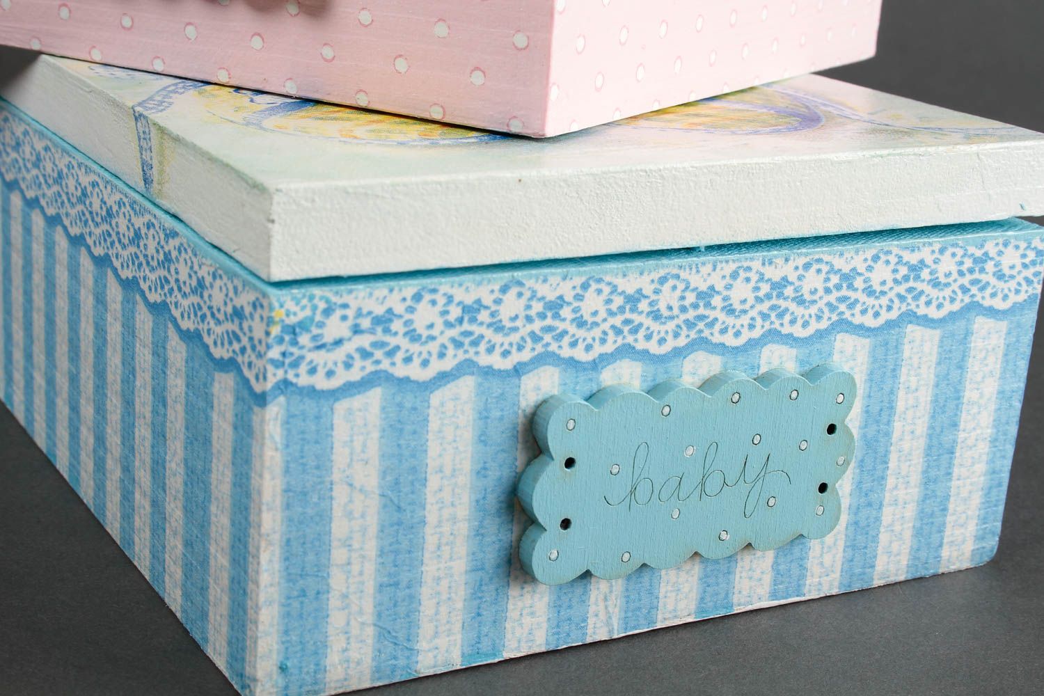 Handmade box decorative box decor for home decoupage decoration gift for women photo 4