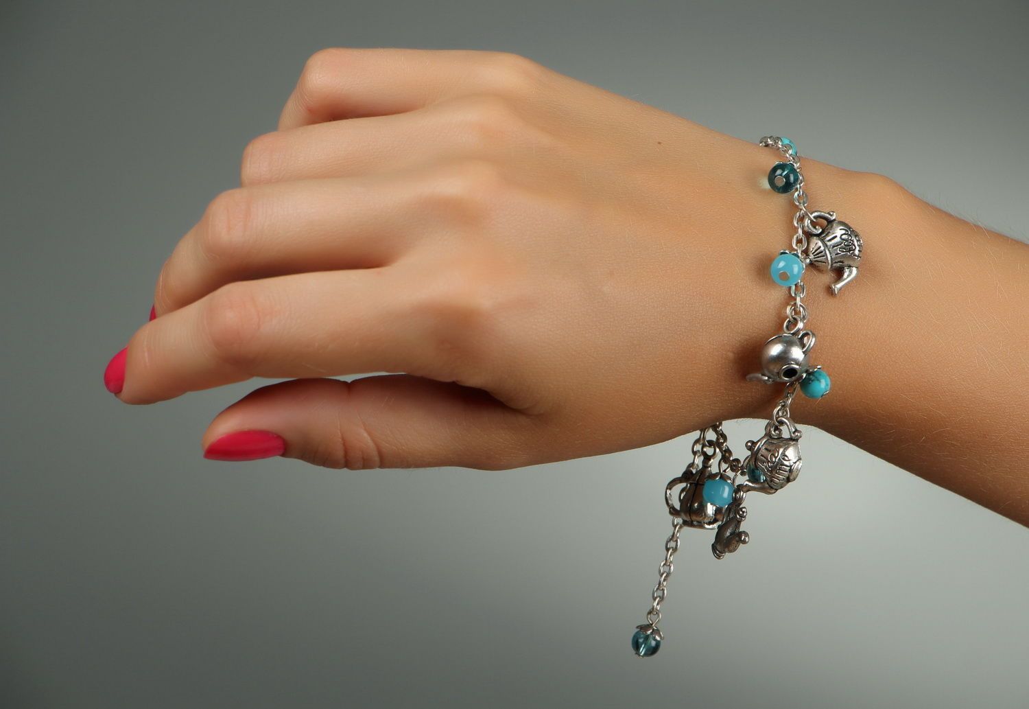 Bracelet with turquoise photo 4