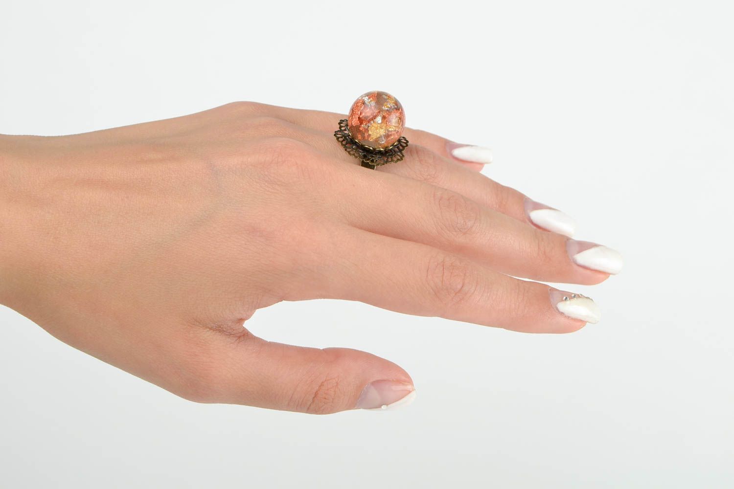 Перстень ручной работы модное кольцо винтажное украшение бижутерия кольцо фото 2