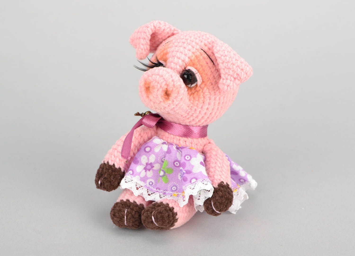 Crochet toy Monyasha Piggy photo 4