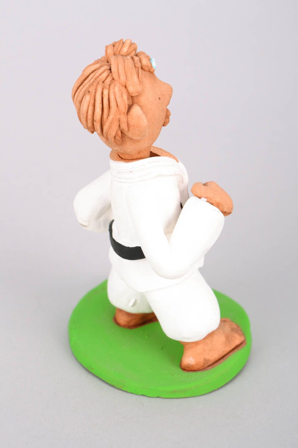 Karate fighter statuette photo 5