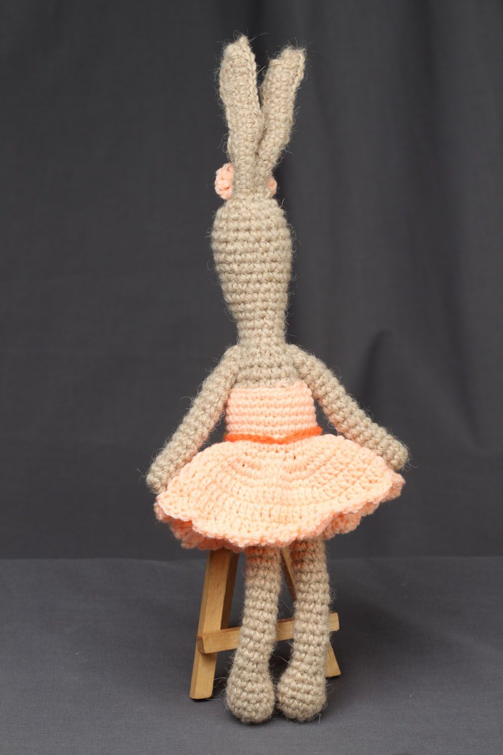 Soft crochet toy Ballerina Rabbit photo 3