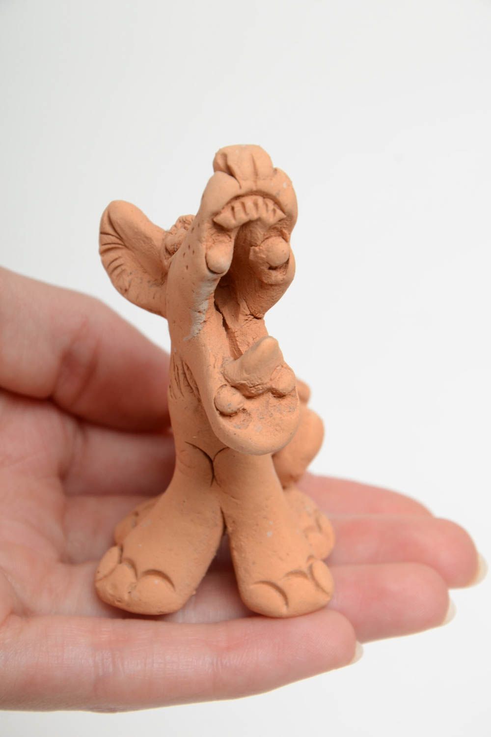 Figura de arcilla en miniatura divertida hecha a mano para regalo foto 5