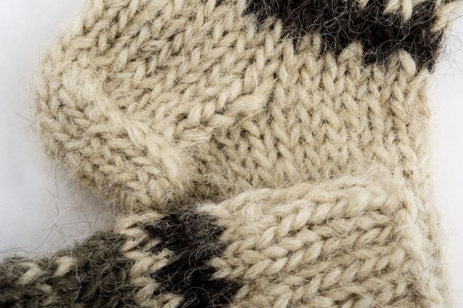 Calzettoni caldi di lana fatti a mano Calzini lunghi di lana Calzini belli 
 foto 3