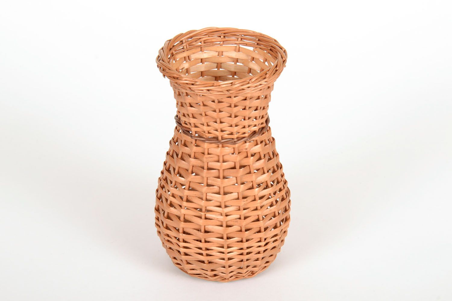 Decorative straw vase for home décor 0,11 lb photo 4