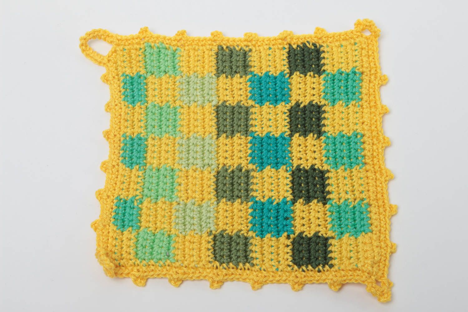 Beautiful handmade pot holder crochet potholder kitchen accessories gift ideas photo 2
