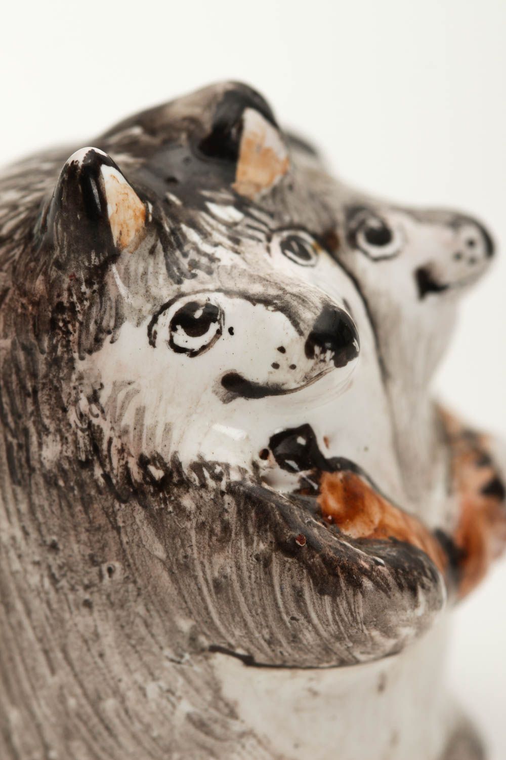 Handmade Deko Fingerhut zum Nähen Geschenk Idee Keramik Deko Sammler Figur klein foto 4