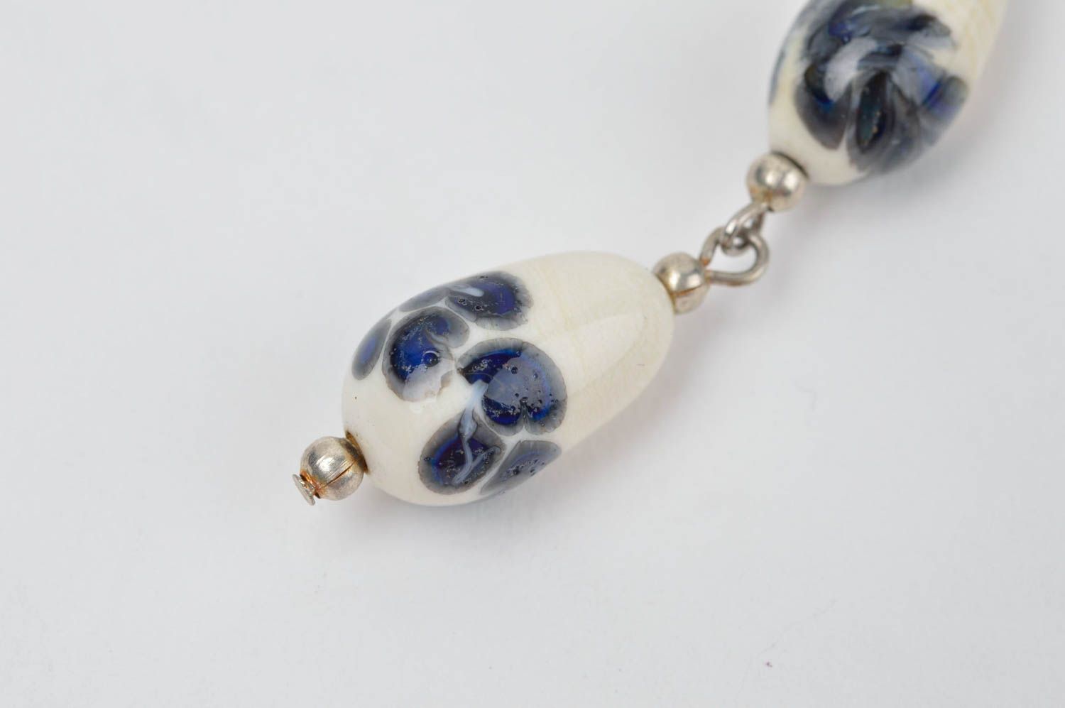 Beautiful handmade beaded bookmark glass bead bookmark designer accessories photo 5