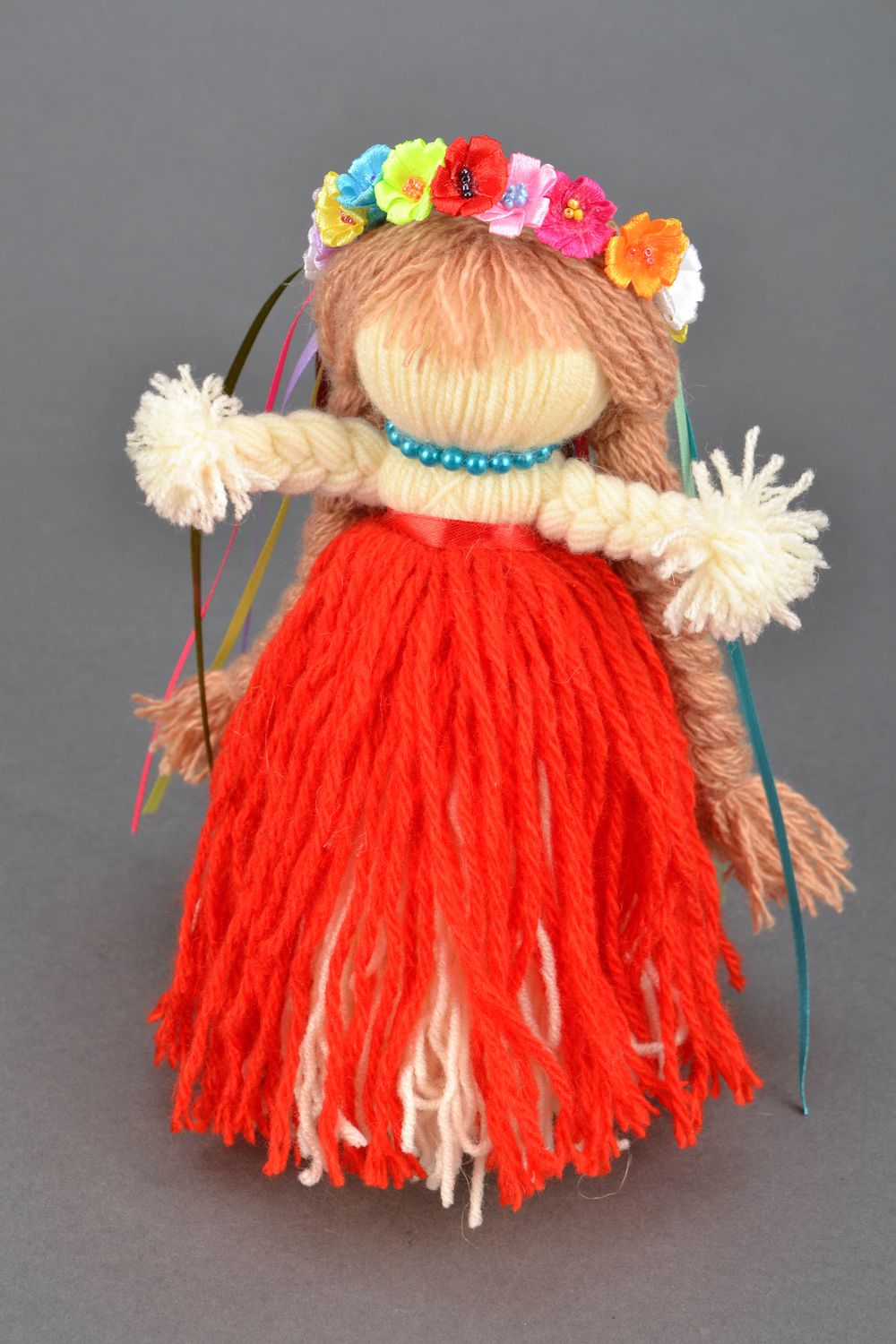 Handmade designer doll Ukrainian Girl photo 2
