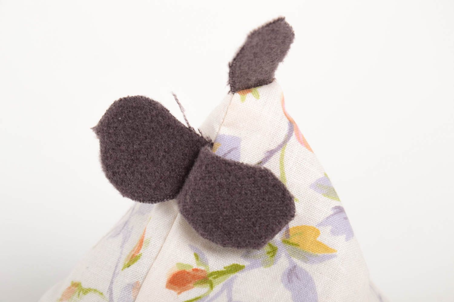 Handmade Kuscheltier Maus interessant Stoff Spielzeug Geschenk für Kinder  foto 6