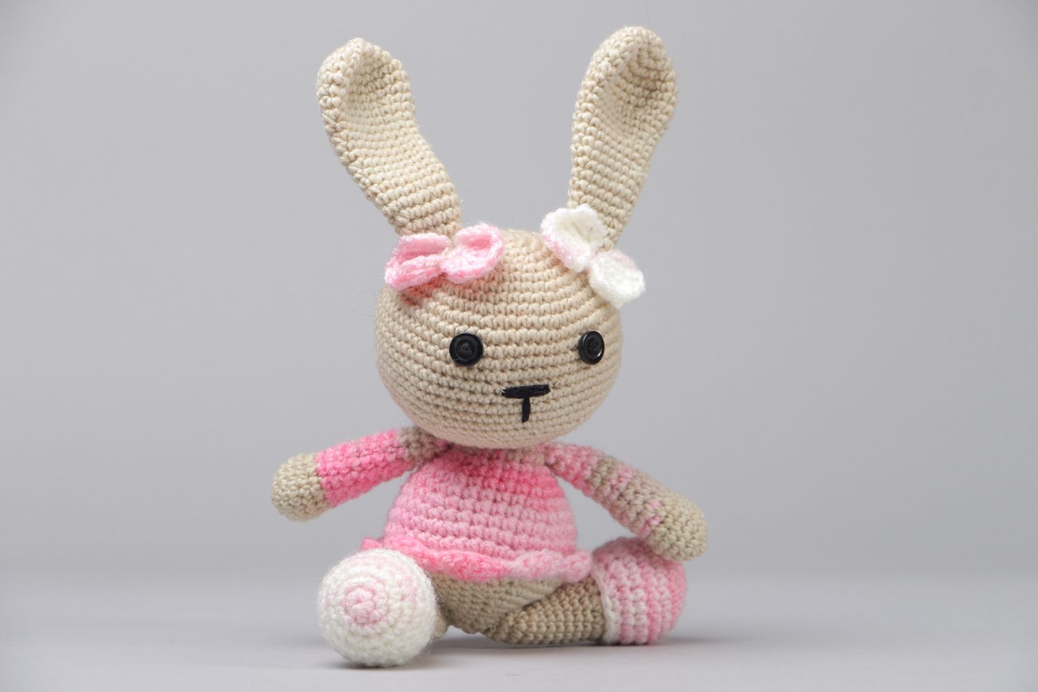 Soft crochet toy Hare photo 1