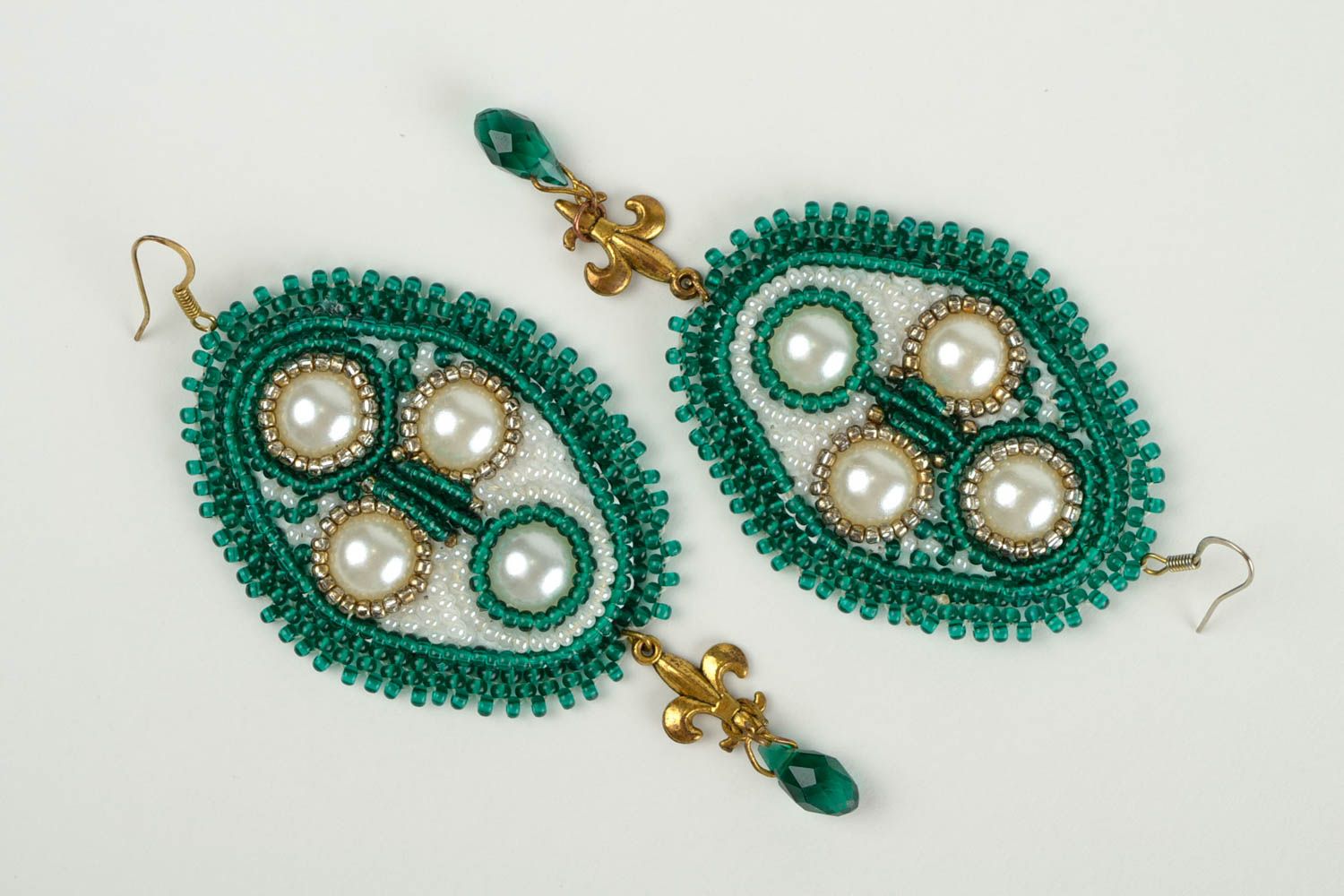 Beautiful handmade beaded earrings beautiful jewellery unusual gifts for her photo 2