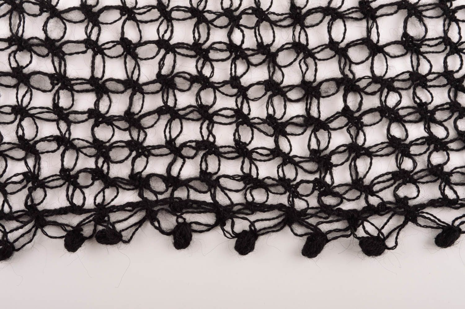 Écharpe crochet fait main Foulard en soie original Cadeau pour femme design photo 3