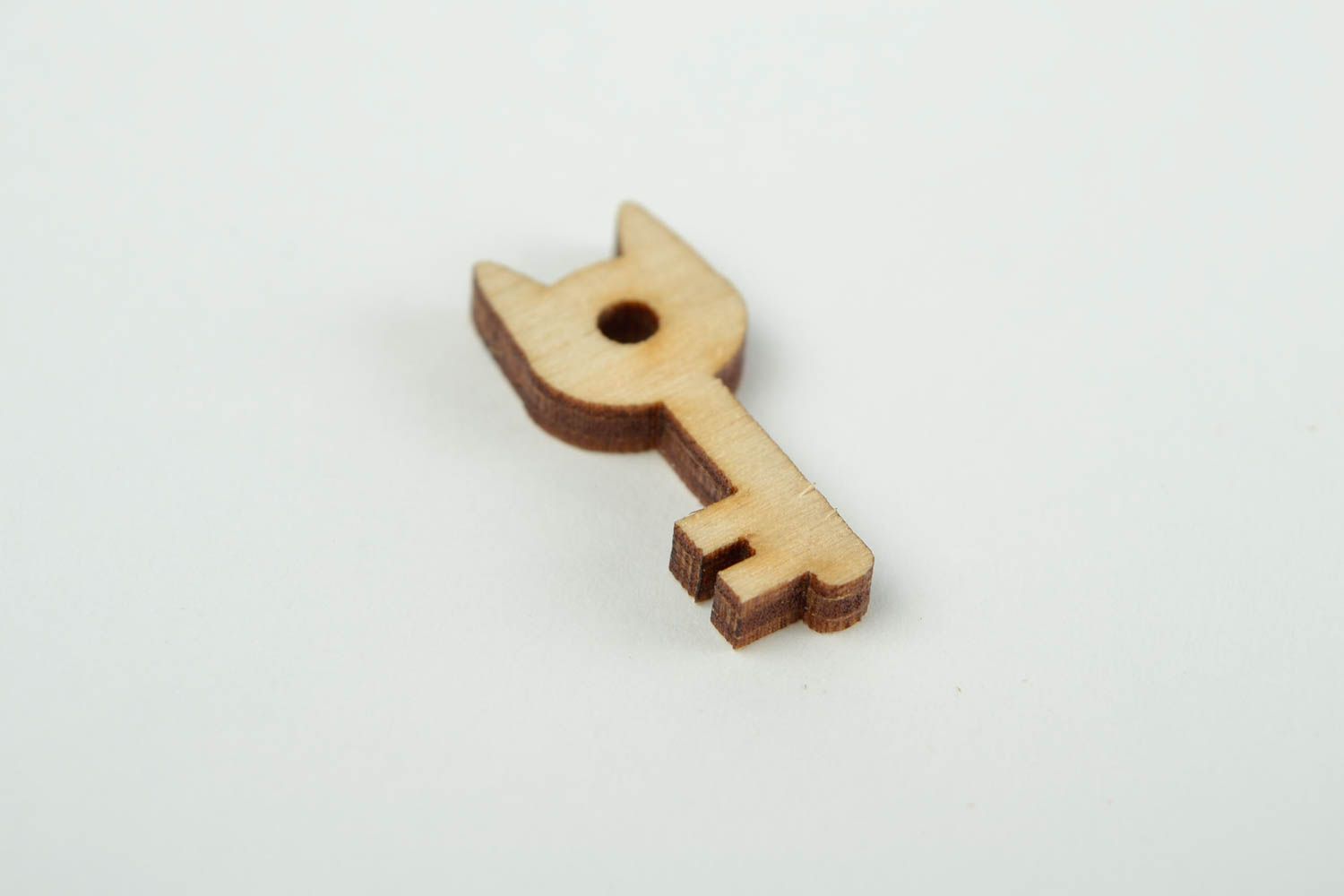 Handmade Deko Element Figur zum Bemalen Schlüssel Holz Rohling aus Sperrholz foto 4