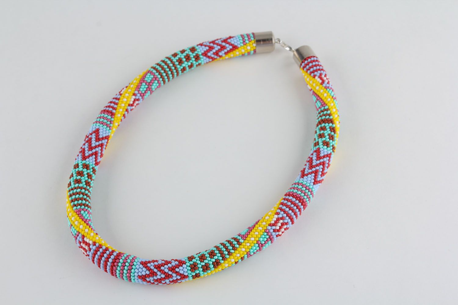 Braided cord necklace photo 1
