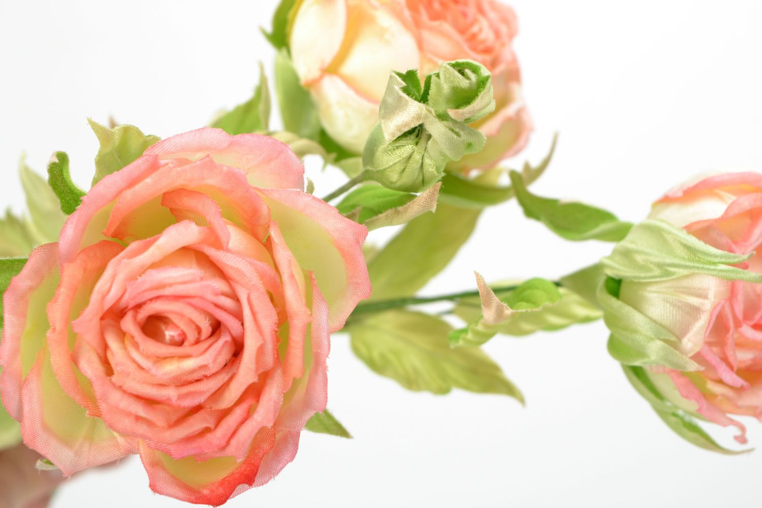 Roses artificielles mariage décoration faites main photo 5