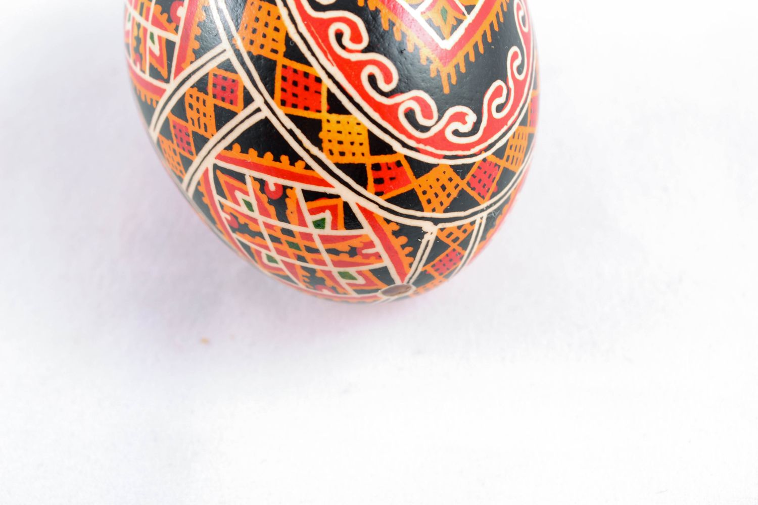 Handmade Easter egg with acrylic painting photo 4