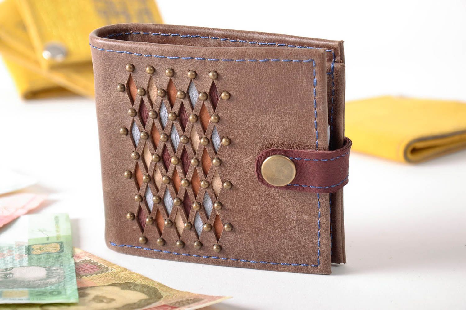 Wallet made ​​of genuine leather photo 1