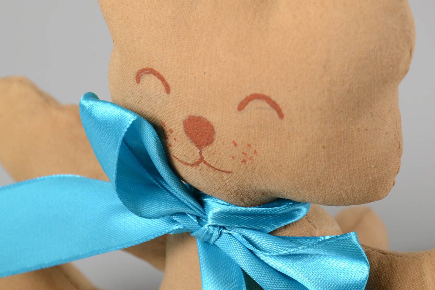 Juguete de tela hecho a mano peluche decorativo gato regalo original  foto 3