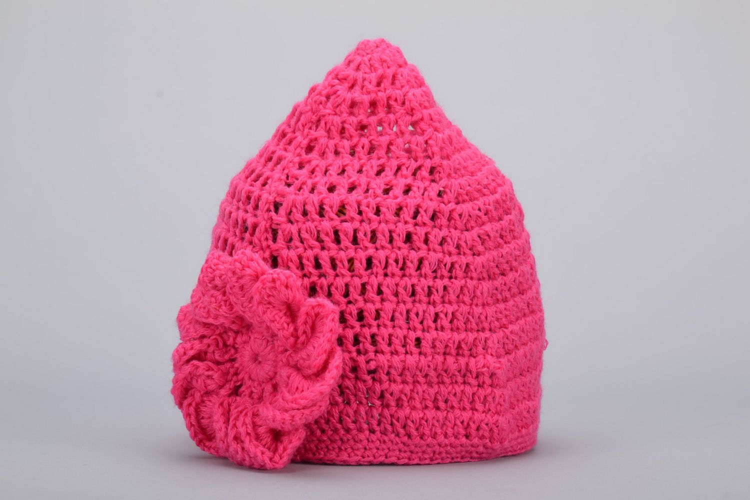 Bright crochet hat photo 2